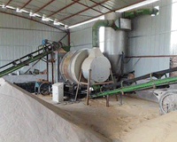 江苏吴中时产6吨小型沙子烘干机生产现场